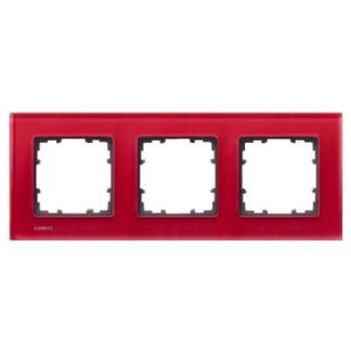 Тройная рама из стекла Delta Miro - белая рама на 3 отделения 5TG1203-3