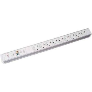 Сетчатый фильтр с несколькими розетками, 9-контактный, полная защита устройств - алюминиевый сетевой фильтр...