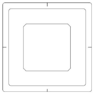 Самоклеящаяся пленка для беспроводного настенного передатчика - обозначение для домашнего выключателя 80 KLEFO