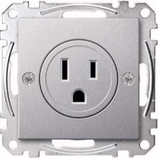 Алюминиевая вставка для розетки, производство США, 15 А - Розетка, 1 шт. MEG2151-0460