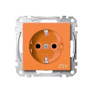 Розетка Schuko оранжевая ZSV - Электрическая розетка MEG2300-0302