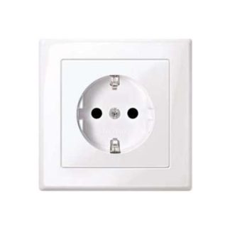 Розетка SCHUKO с полным защитным кожухом aws/gl - Вилка MEG2300-1425