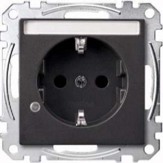 Розетка SCHUKO антрацита Поле описания Ko.Licht - Розетка 1 шт. МЭГ2303-0414