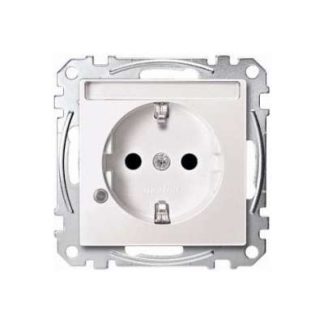 Розетка Schuko белого цвета с надписью Ko.Licht - Electric socket MEG2303-0419