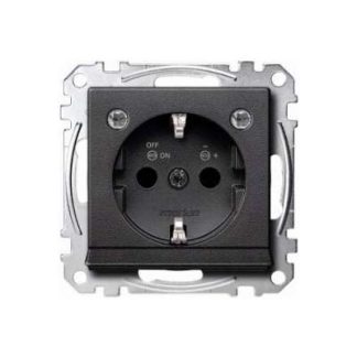 Розетка SCHUKO и Lichtausl.LED-Бел. - Розетка ( MEG2304-0414