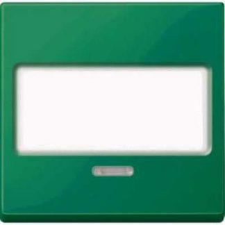 Желтое поворотное окно с полями для этикеток - Крышка для переключателя/кнопки зеленого цвета MEG3370...