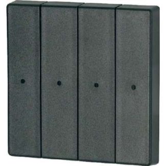 4-позиционный переключатель с антрацитовым светодиодом - Крышка для переключателя/кнопки CWIZ-04/04-LED