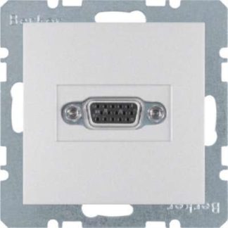 Разъем VGA, матовый алюминий - Базовый элемент с центральной крышкой 3315401404