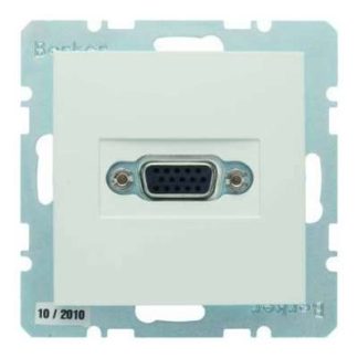 Глянцевый белый VGA-разъем Polar - базовый элемент с центральной крышкой 3315408989