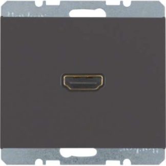 Высококачественный угловой разъем 90 градусов, матовый антрацитовый цвет - базовый элемент с центральной крышкой...