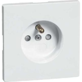 Розетка с заземляющим контактом, повышенная защита контактов, белая B 95.6671.03 SI