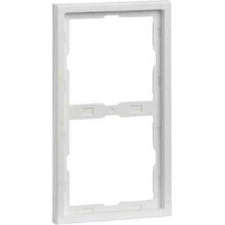 Рамка, двухсекционная, чисто белая, горизонтальная/вертикальная - Рамка, двухсекционная, белая, D 20.672/83.022 T