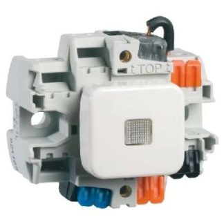 Встраиваемый выключатель давления 10A 250V Univ.Sch. - Встраиваемый выключатель D 326 ES GLK