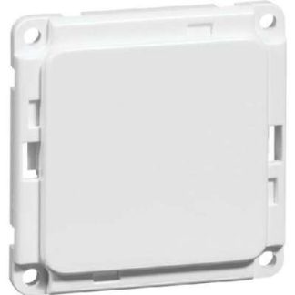 Чисто белая торцевая заглушка с вырезами - заглушка для пластины D 777.02