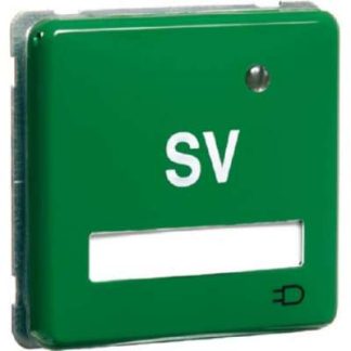 Розетка SCHUKO KD, LED, SV, зеленая - Комбинированный выключатель/розетка D80651142KWULED4NASV