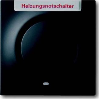 Центральная панель, матово-черный аварийный выключатель отопления 1789 H-775-101