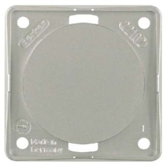 Декоративный замок с матовым хромированным покрытием - заглушка центральной крышки 845162568