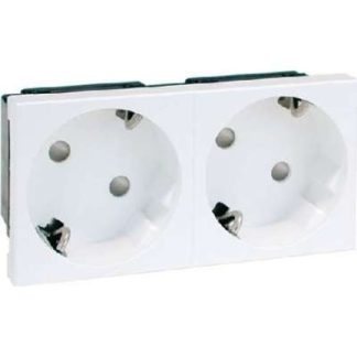 Розетка Schuko EB, двухконтактная, 2-контактная 33G - Электрическая розетка D 6212.21 EMS SI WI