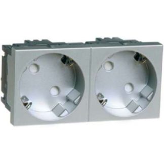 Алюминиевая вилка SCHUKO, 2-контактная, 16 А, 250 В, 2-контактная, 33G D 6212.70 EMS SI WI