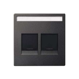 Центральная пластина 2f.anth f.Mod.Jack Schr.feld - Центральная крышка для модульного штекера MEG4564-0414