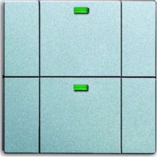 Двухпозиционный управляющий элемент, алюминий, серебристый - Пульт дистанционного управления для переключения устройств 6732-83