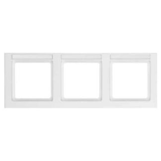 Рамка из 3 частей, pws, включая поле для маркировки - рамка из 3 частей, белая 10236099