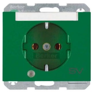 Разъем SCHUKO gn/gl, управляющий диод - Разъем (41107113)