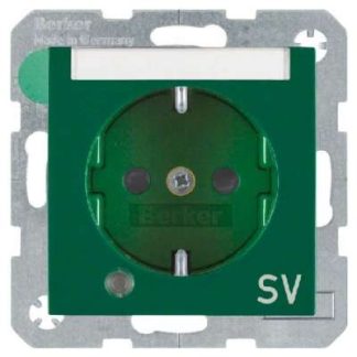 Разъем SCHUKO gn/gl, управляющий диод - Разъем (41108913)
