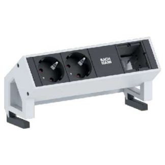 Блок розеток 2xSchuko 1xABD - белый, модель 902.203