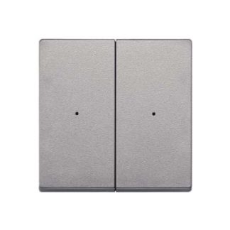 Алюминиевый поворотный кронштейн, двухсекционный, система M - алюминиевая торцевая заглушка для выключателя/диммера MEG5220-0460