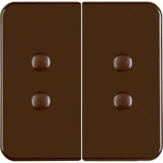 Коричневый/глянцевый винтовой тумблерный переключатель, встраиваемый, степень защиты IP44 156511
