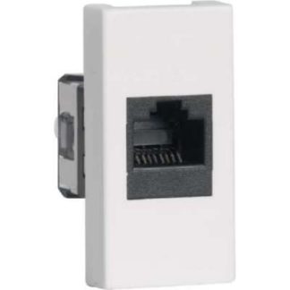 Розетка Cat6 для ОАЭ, чисто белый цвет - Табличка с названием UAE/IAE (ISDN) D 2758.02 UAE-C6