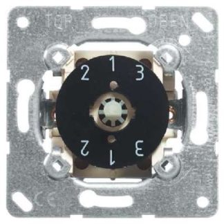 Трехпозиционный поворотный переключатель 10 А, положение 0. - Встраиваемый переключатель D 601-10/3 O.A.