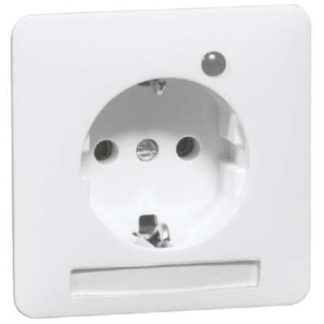 Розетка SCHUKO с чисто белой светодиодной маркировкой — комбинированный выключатель/розетка...