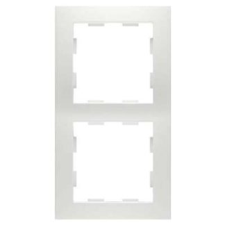 Двойная рамка, чисто белый цвет - Двойная рамка, белый цвет D 11.572.02