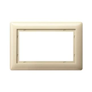 Рамка для крышки 1 1 двойная cws - Одинарная рамка кремово-белая 100101