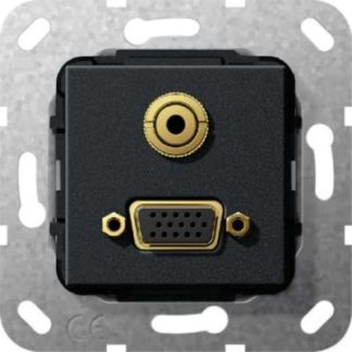 Кабель VGA mini jack матовый черный - Базовый элемент с центральной крышкой 565910