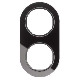 Стеклянная рама/двойная черная - Двойная дверная рама черная 10122016