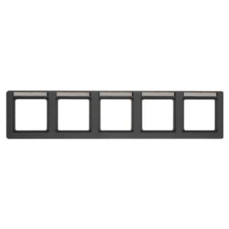 Рамка 5x ant/ma с полем для описания - 5-кратная антрацитовая рамка 10256016
