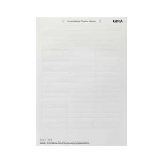 Лист с этикетками 60,7 x 11,8 мм - Маркировка для национального коммутационного устройства 145000