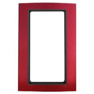 Рамка красного/антрацитового цвета с большим вырезом - Одинарная красная рамка 13093012