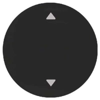 Черно-белый переключатель с напечатанными стрелками - Накладка на кнопку/кнопку, черная, 1620...