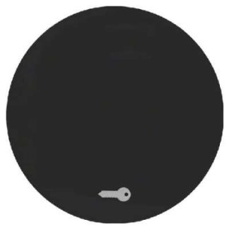 Черно-белый переключатель-качелька с дверцей, украшенной рисунком - Черная накладка на переключатель/кнопку 16202015