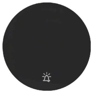 Черно-белый переключатель с изображением колокольчика - Накладка на кнопку/кнопку, черная 16202025