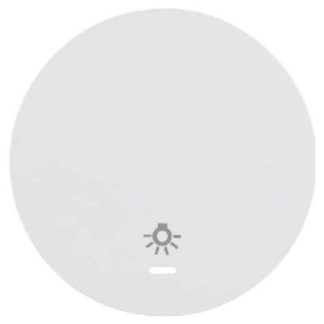 Кнопка включения/выключения света/подсветки значка - Белая накладка на кнопку 16212079