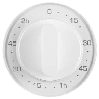 Средняя пластина ZSU R.1/3 pw - Крышка таймера, белая 16332089