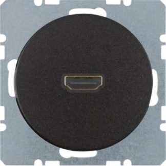 Черная/глянцевая розетка, соединение под углом 90 градусов - базовый элемент с центральной крышкой...