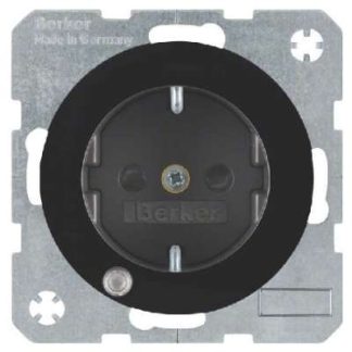 Розетка SCHUKO blk/gl Control LED - Розетка (41102045)