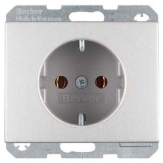 Розетка SCHUKO алюминий - Розетка 41157003