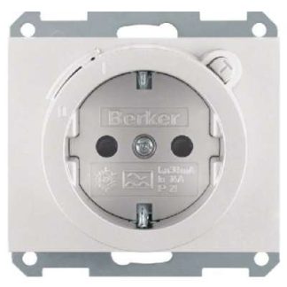 Розетка SCHUKO, алюминиевая, с выключателем FI - Розетка (47087003)